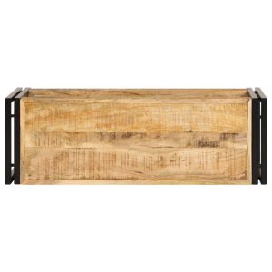 Industrial Tv Cabinet 90X30X40 Cm Solid Mango Wood