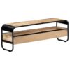 TV Cabinet Brown and 120x30x40 cm Solid Rough Mango Wood