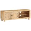 TV Cabinet Rough Mango Wood 118x30x40 cm