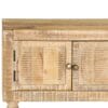 TV Cabinet Rough Mango Wood 118x30x40 cm