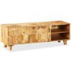 TV Cabinet Solid Mango Wood 118x35x40 cm