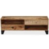 TV Cabinet Solid Mango Wood 120x30x40 cm