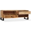 TV Cabinet Solid Mango Wood 120x30x40 cm
