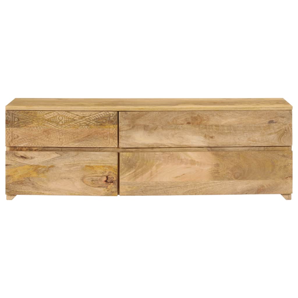 TV Cabinet Solid Mango Wood 120x30x40 cm