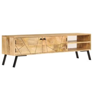 TV Cabinet Mango Wood 140x30x40 cm