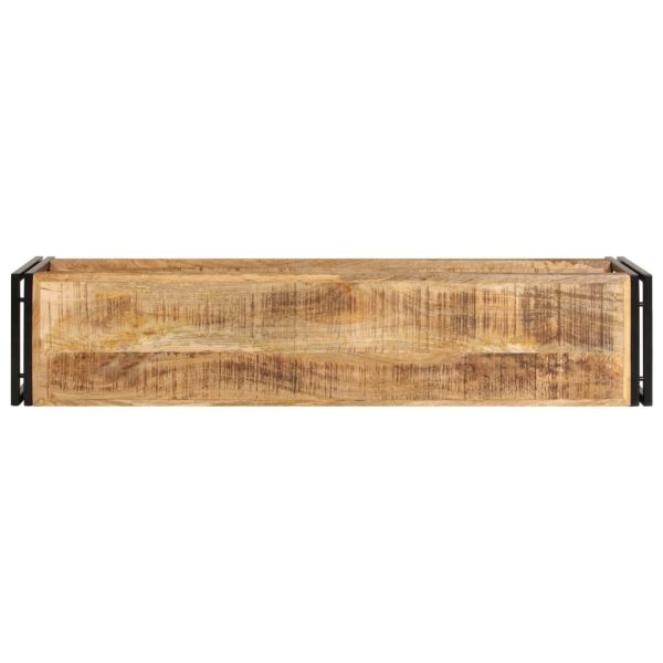 Industrial Plasma Tv Cabinet Solid Mango Wood