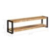 Industrial Plasma TV Cabinet Solid Mango Wood