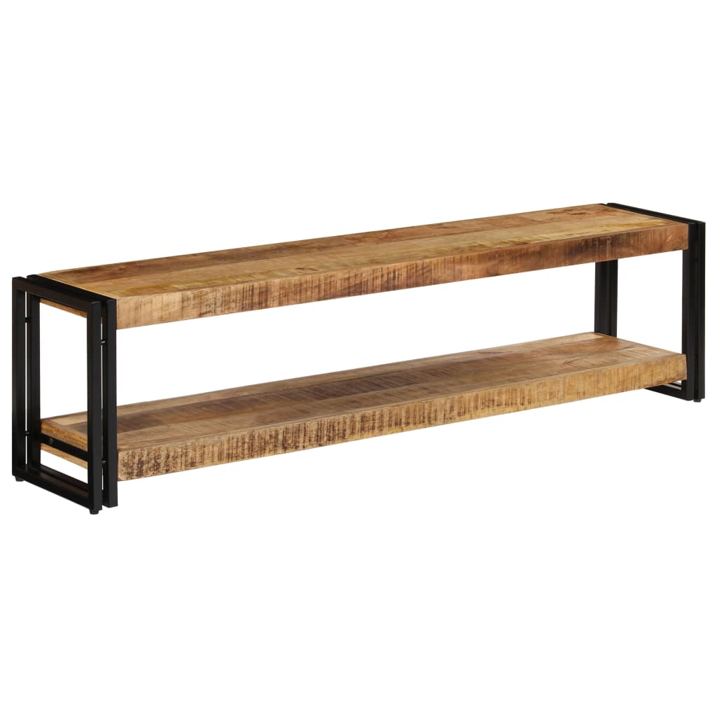 Industrial Plasma TV Cabinet Solid Mango Wood