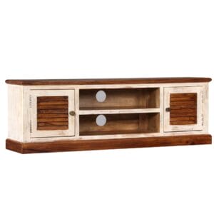 TV Cabinet Solid Sheesham Mango Wood 120x30x40 cm