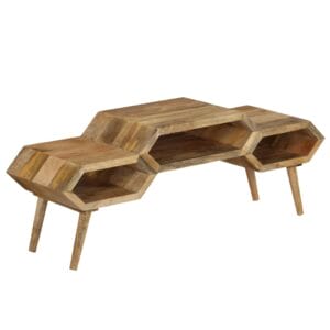 Retro TV Stand Solid Mango Wood