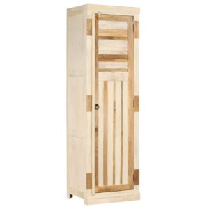 Wardrobe Solid Mango Wood 60x50x200 cm