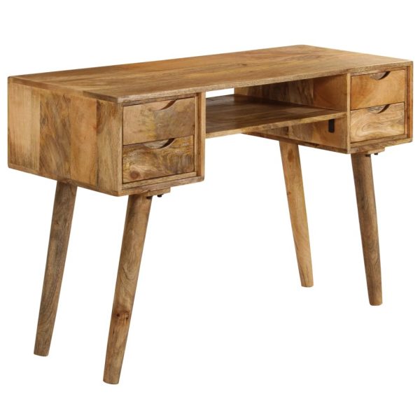 Writing Desk Solid Mango Wood 115x47x76 cm