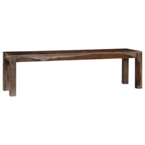 Zen Bench 160 cm Grey Solid Sheesham Wood