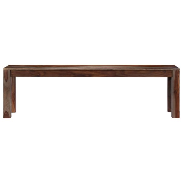 Zen Bench 160 cm Grey Solid Sheesham Wood