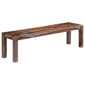 Zen Bench 160 cm Grey Solid Sheesham Wood