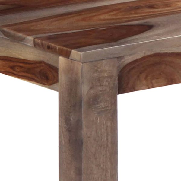 Zen Bench 160 cm Grey Solid Sheesham Wood