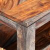 Zen Coffee Table Grey 100x50x40 cm Solid Sheesham Wood