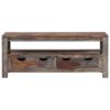 Zen Coffee Table Grey 100x50x40 cm Solid Sheesham Wood