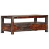 Zen Coffee Table Grey 100x50x40 cm Solid Sheesham Wood