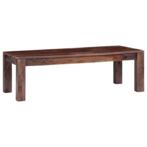 Zen Coffee Table Grey 110x50x35 cm Solid Sheesham Wood
