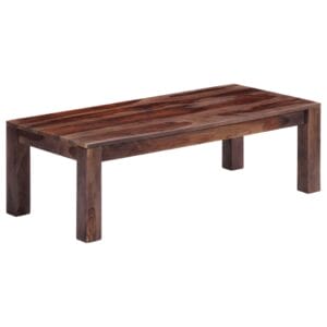Zen Coffee Table Grey 110x50x35 cm Solid Sheesham Wood