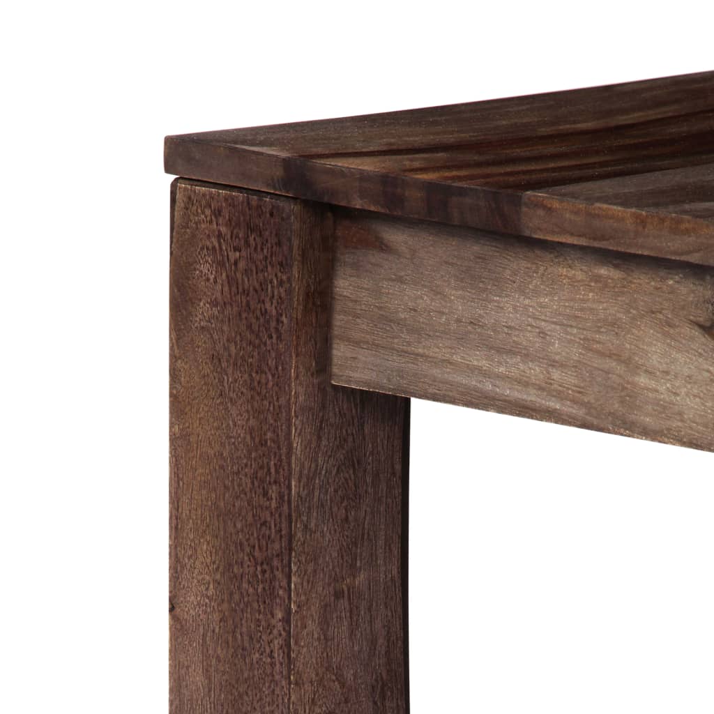 Zen Coffee Table Grey 60x60x35 cm Solid Sheesham Wood