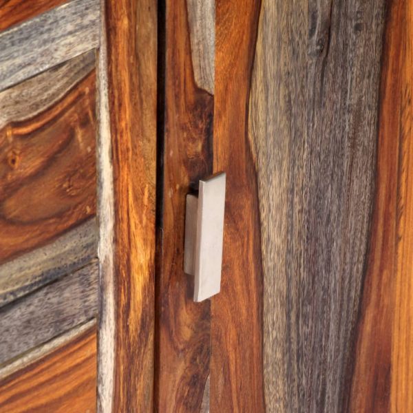 Zen Sideboard Grey 160x40x75 cm Solid Sheesham Wood