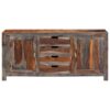 Zen Sideboard Grey 160x40x75 cm Solid Sheesham Wood