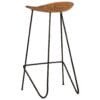 Bar Stools 2 pcs 41x36x76 cm Solid Acacia Wood