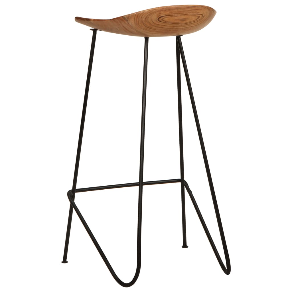 Bar Stools 2 pcs 41x36x76 cm Solid Acacia Wood