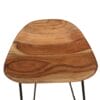 Bar Stools 2 pcs 41x36x76 cm Solid Acacia Wood