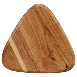 Bar Stools 2 Pcs Solid Acacia Wood Triangular