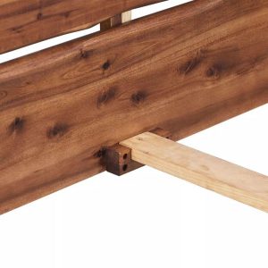 Bed Frame Solid Acacia Wood 180x200 cm