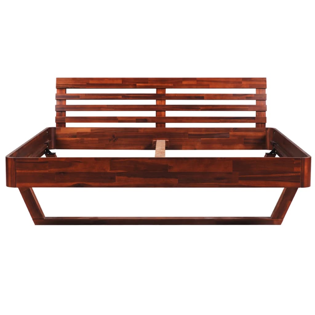 Bed Frame Solid Acacia Wood 180x200 cm