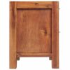 Bedside Cabinet Solid Acacia Wood Brown 45x42x58 cm