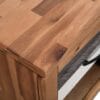 Bedside Tables 2 pcs Solid Acacia Wood 40x30x48 cm