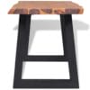 Industrial Bench Solid Acacia Wood 145 cm