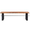 Industrial Bench Solid Acacia Wood 160 cm