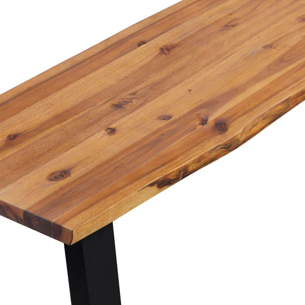 Industrial Bench Solid Acacia Wood 160 cm