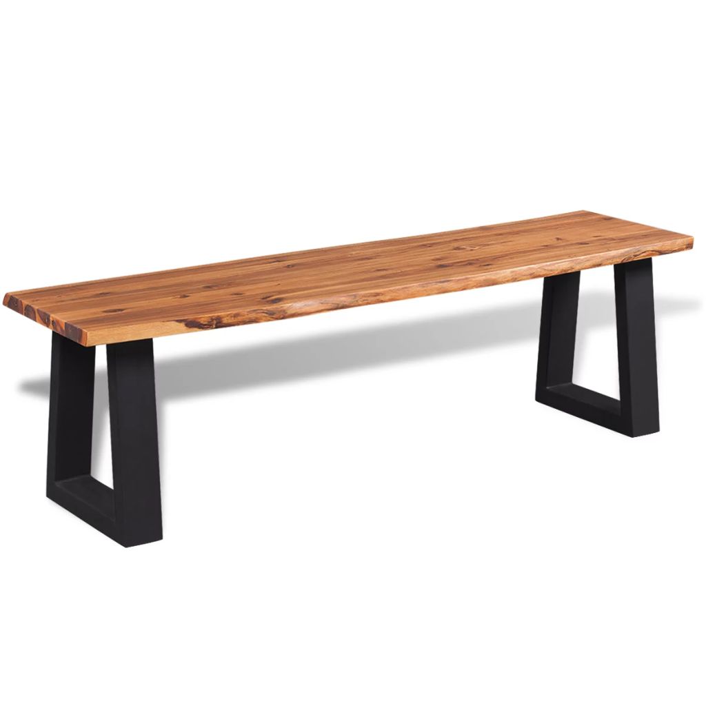 Industrial Bench Solid Acacia Wood 160 cm
