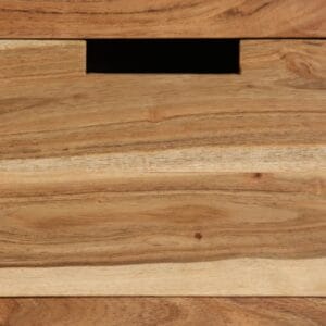 Bookshelf Solid Acacia Wood 40x45x175 cm Brown