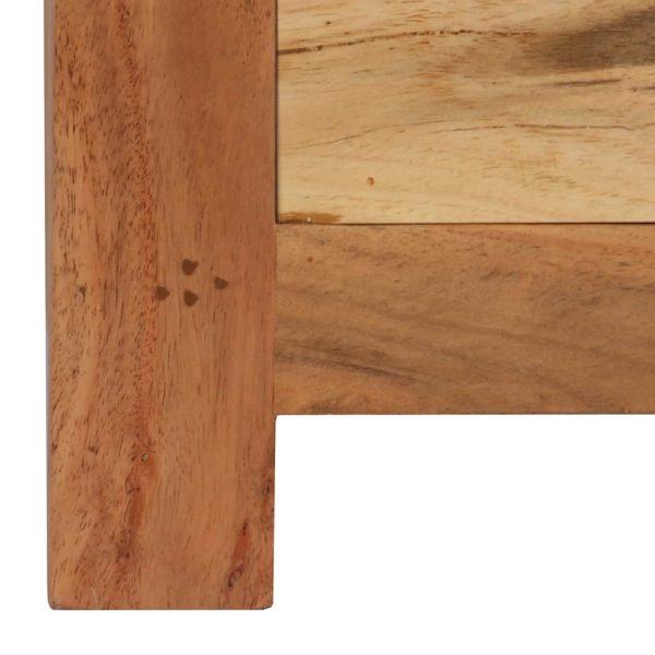 Bookshelf Solid Acacia Wood 40x45x175 cm Brown