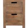 Bookshelf Solid Acacia Wood 40x45x175 cm Grey