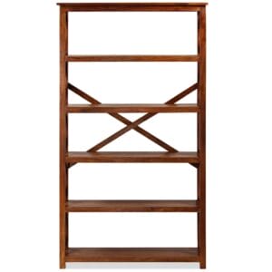 Bookshelf Solid Acacia Wood Sheesham 100x30x180 cm