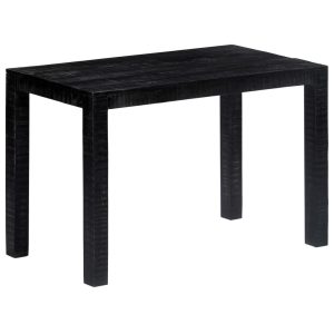 Casa Black Dining Table 118X60X76 Cm Solid Mango Wood