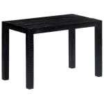Casa Black Dining Table 118x60x76 cm Solid Mango Wood 6