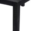 Casa Black Dining Table 140x80x76 cm Solid Mango Wood