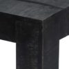 Casa Black Dining Table 140x80x76 cm Solid Mango Wood