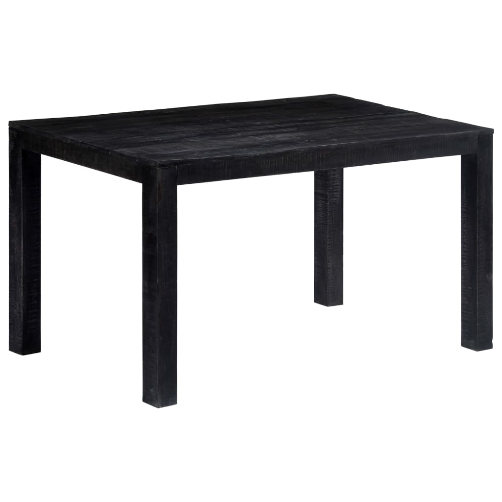 Casa Black Dining Table 140x80x76 cm Solid Mango Wood