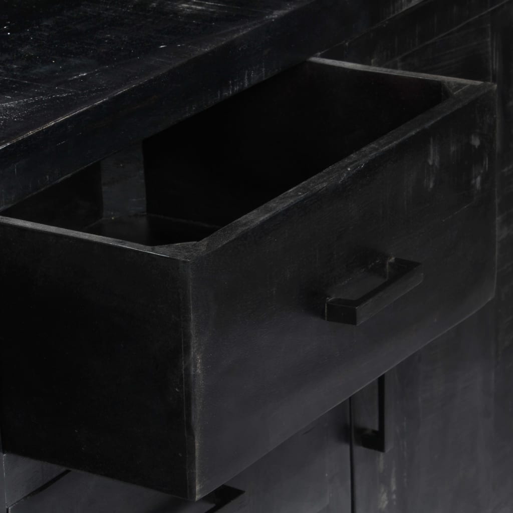 Casa Black Sideboard Solid Mango Wood